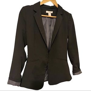 H&M Black Blazer Size 2